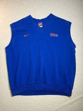 Vintage Nike Florida Gators College Sweater Vest Blue